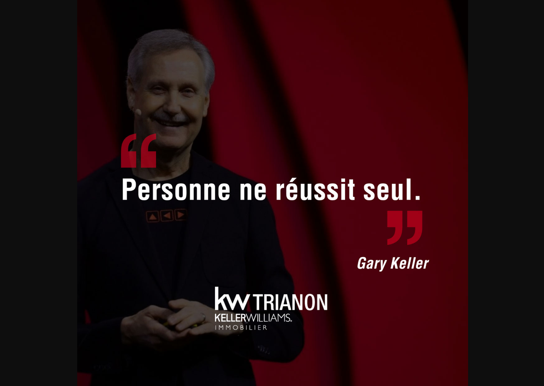 On ne réussit jamais seul !